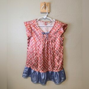 Red and Blue Kids Pajama Nightgown